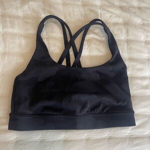 lululemon athletica Black Camo Sports Bra